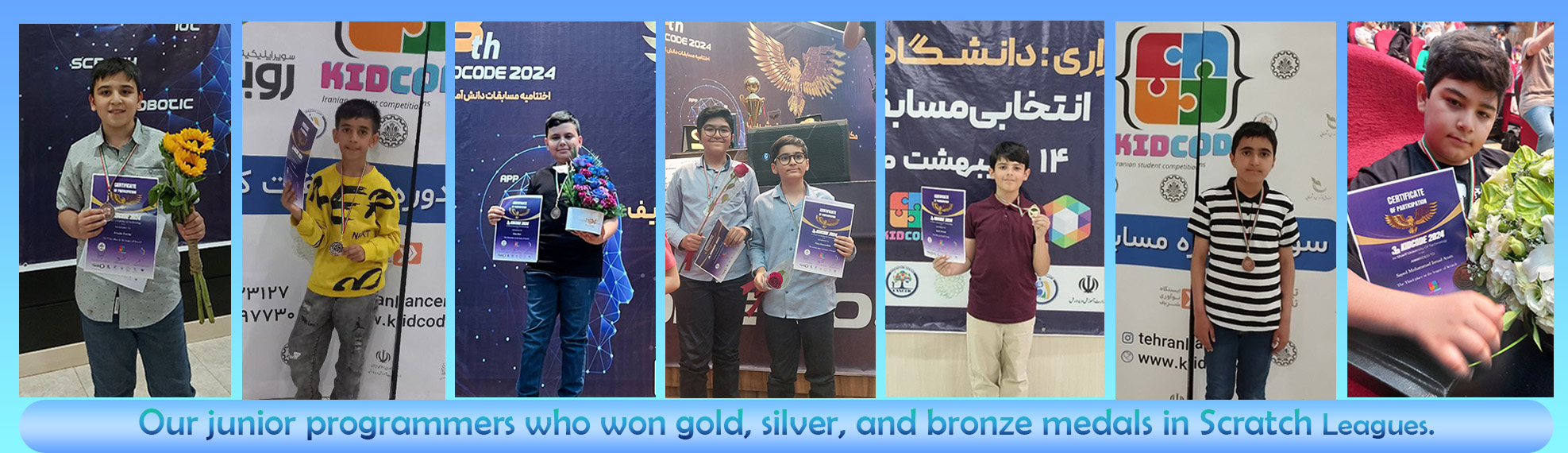 Our junior programmers medalist in Scratch (KidCode 2024)