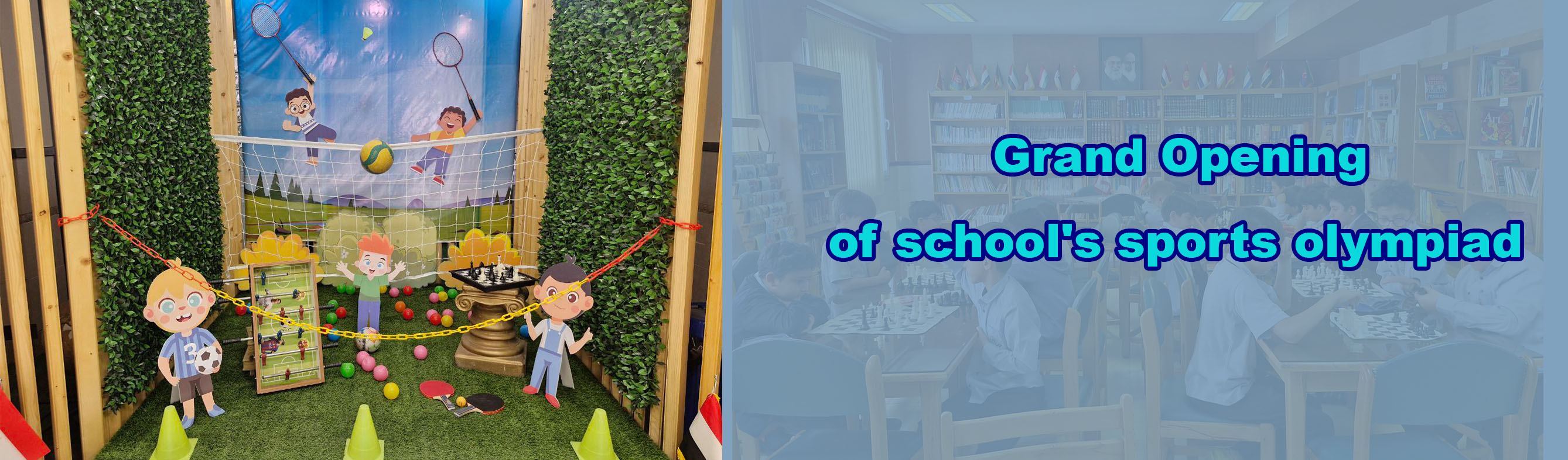 Grand Opening of school's sports olympiad